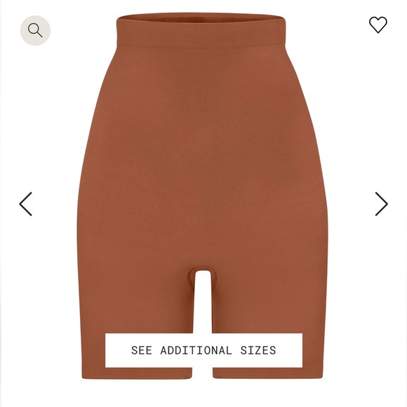 Skims Seamless Sculpt HIGH-WAISTED ABOVE THE KNEE SHORT - Picture 4 of 4